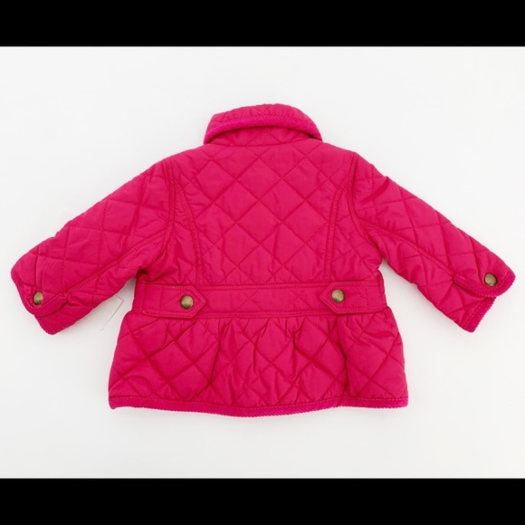 Ralph Lauren Pink Quilted Jacket 3 Months- no longer has tags - Picture 3 of 4